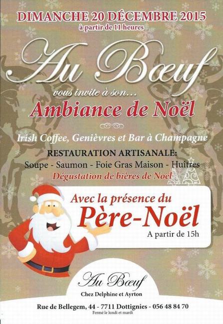 Ambiance de Noël au Boeuf - Affiche