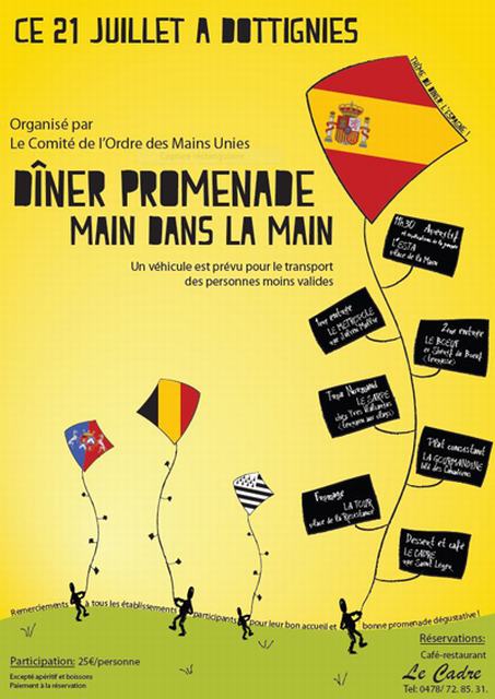 Diner promenade Espagnole - 2013 - Affiche