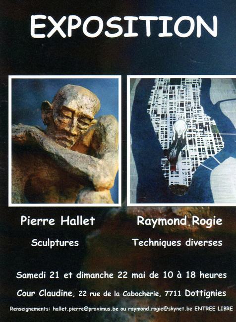 Affiche - Expo Hallet Rogie - 2016