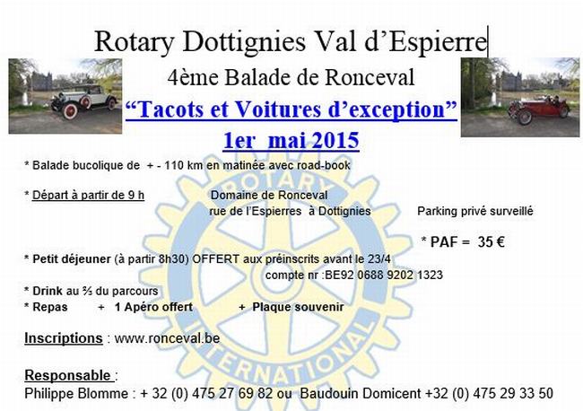 Balade de Ronceval 2015 - Affiche Tacots