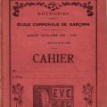 Cahier de l'Ecole Communale des Garçons