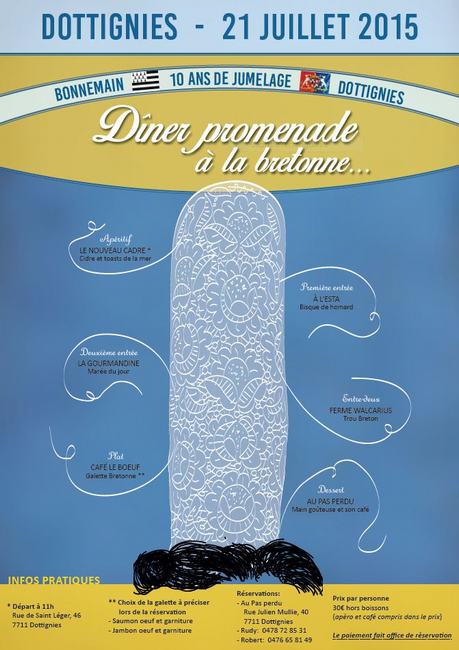 Dîner promenade à la Bretonne - Affiche