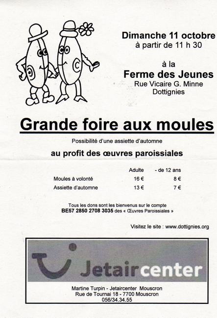 Foire aux Moules de la Paroisse - Affiche 1