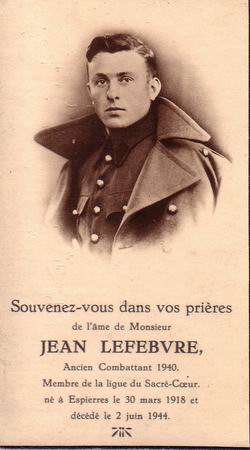 Jean Lefebvre - Souvenir