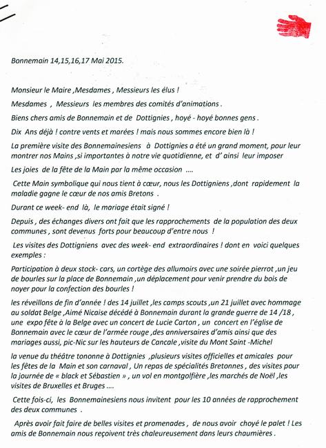 Lettre - Page 1