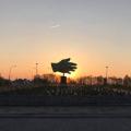 Soleil - Rond-point de la Main