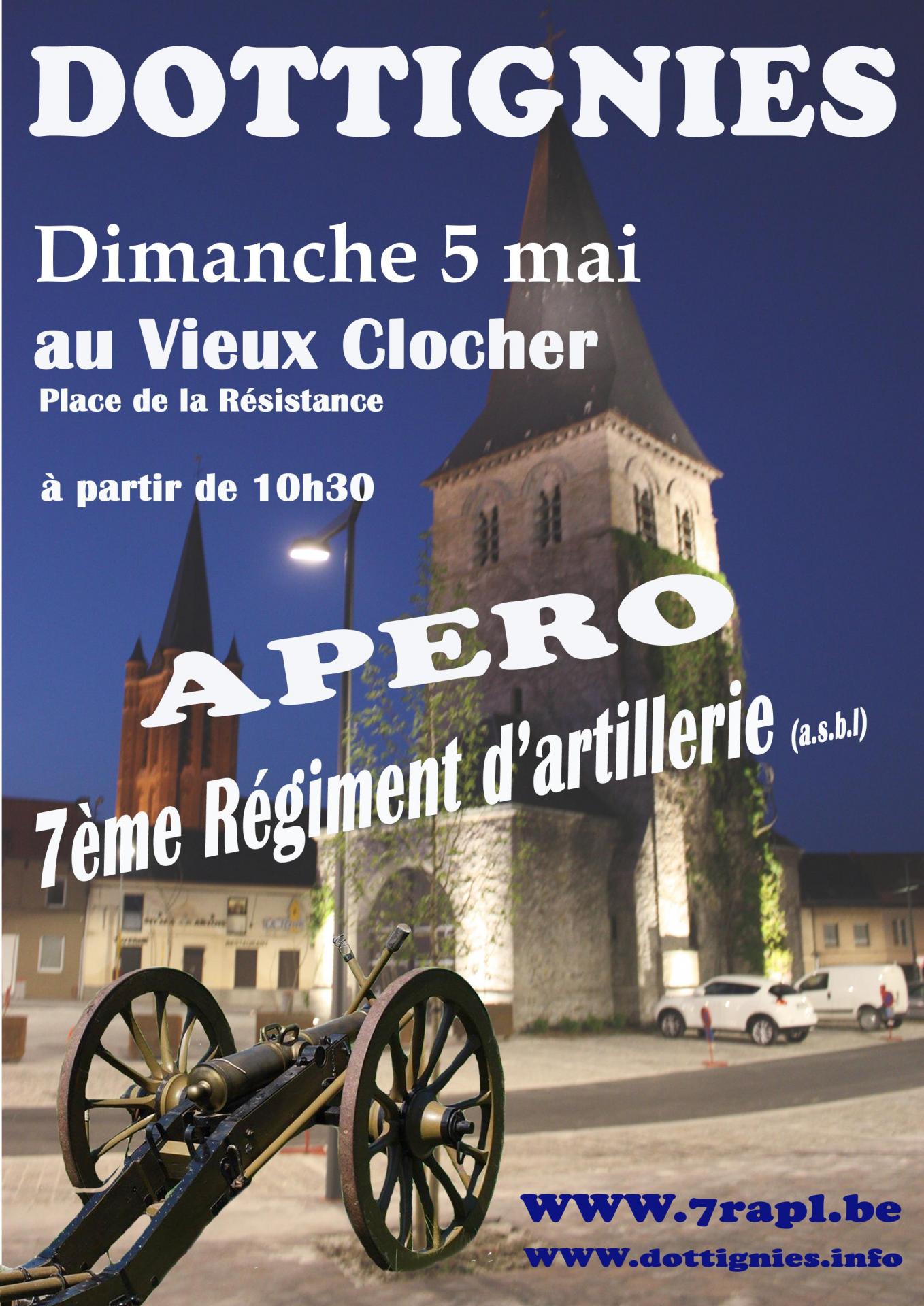 Apéro du 7e Régiment d'artillerie - Dottignies