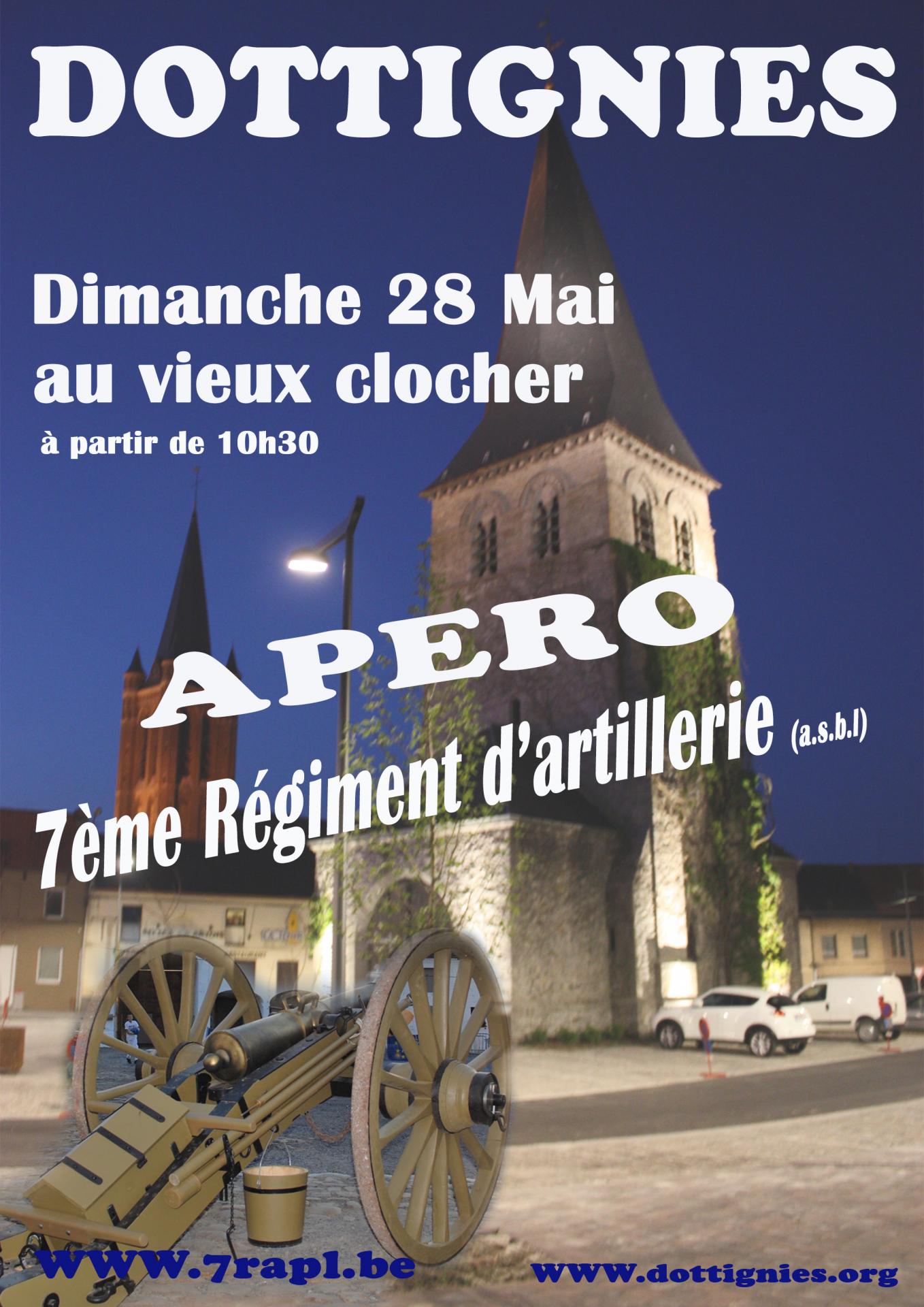 Apéro du 7ème Régiment d'artillerie - Dottignies