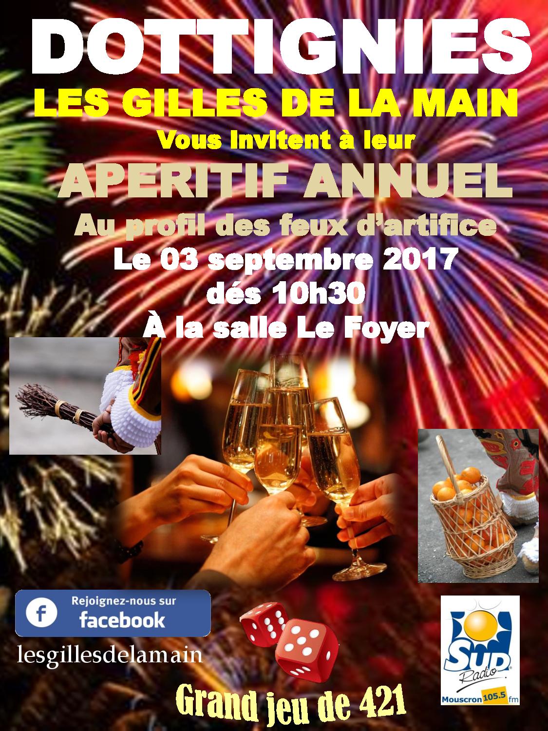 Apéritif des Gilles de la Main - Dottignies