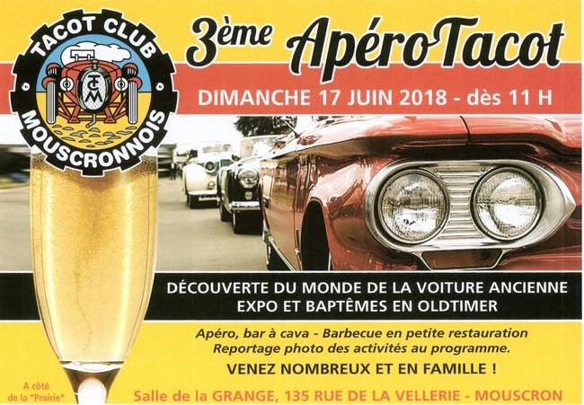 3ème Apéro Tacot - Dottignies