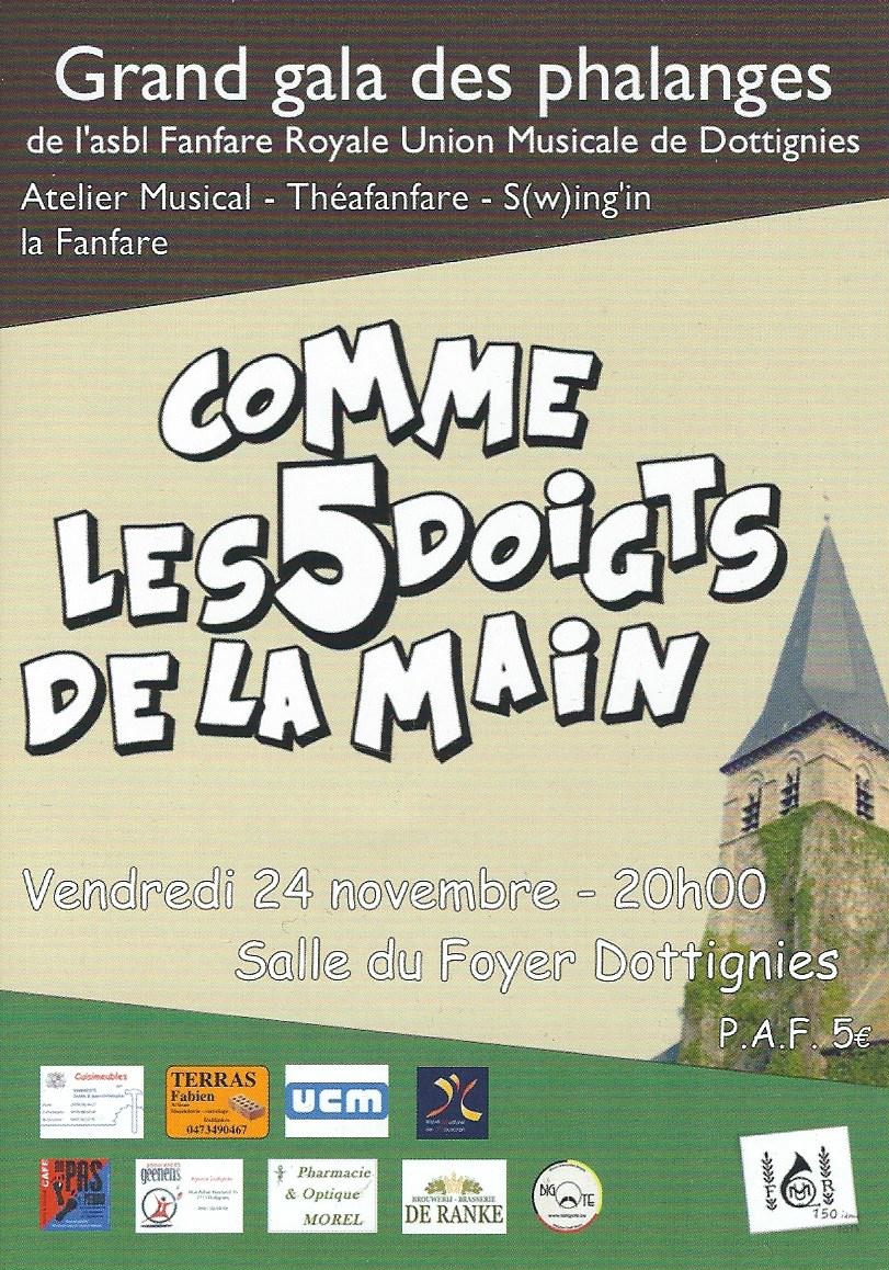 Commes les 5 doigts de la Main - Dottignies