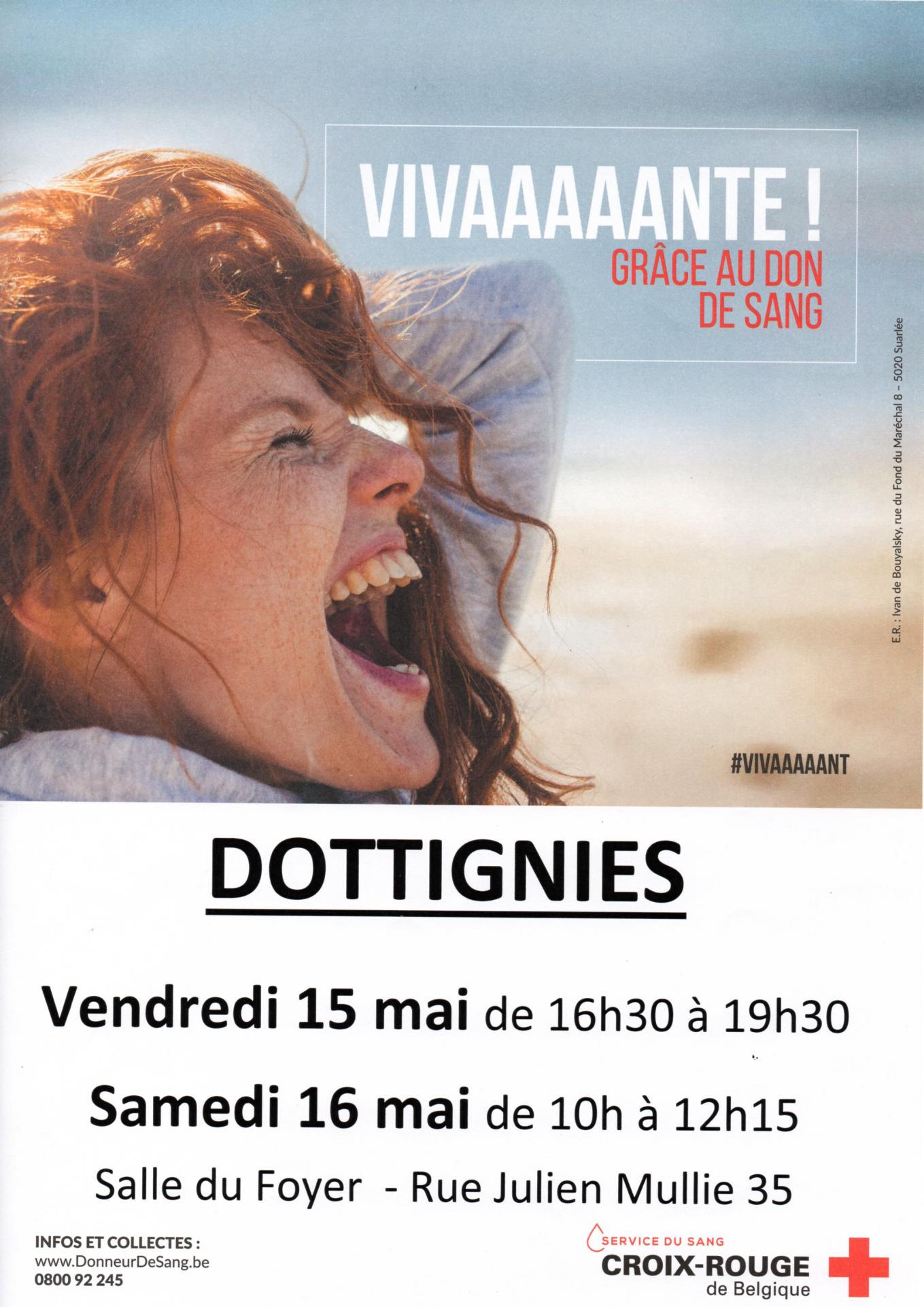 Don de sang - Dottignies