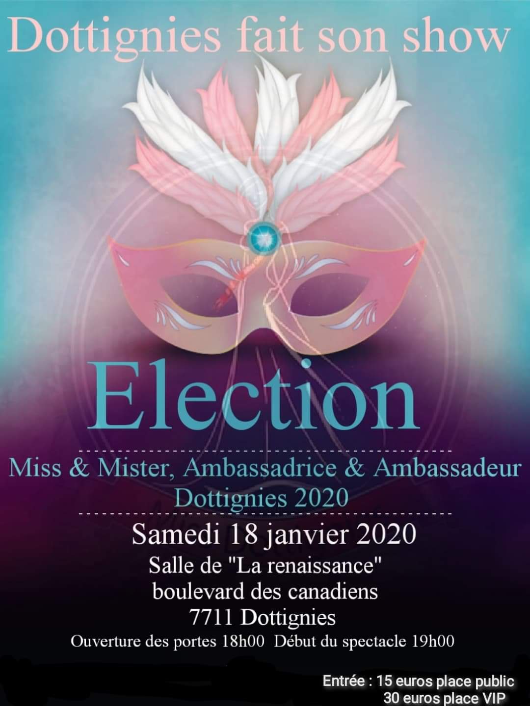 Election Miss & Mister, Ambassadrice & Ambassadeur Dottignies