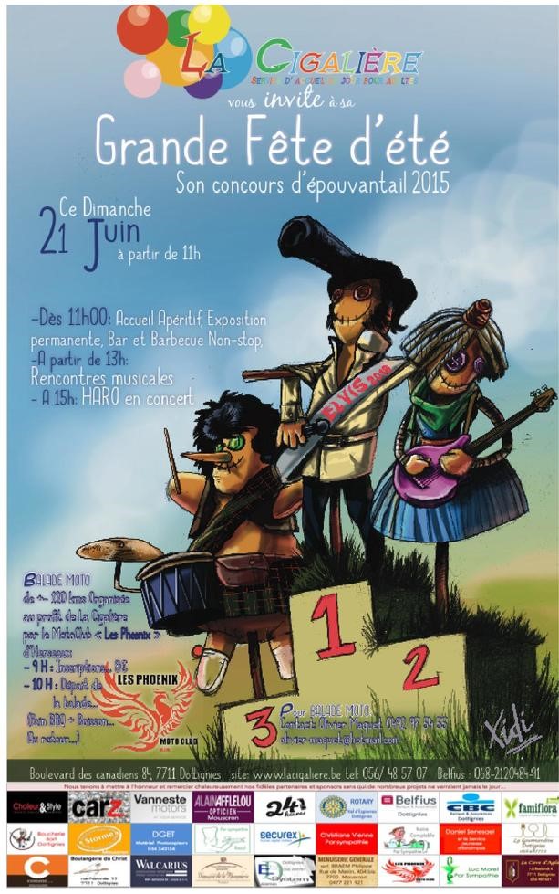 Grande Fête d'été de la Cigalière 2015 - Dottignies