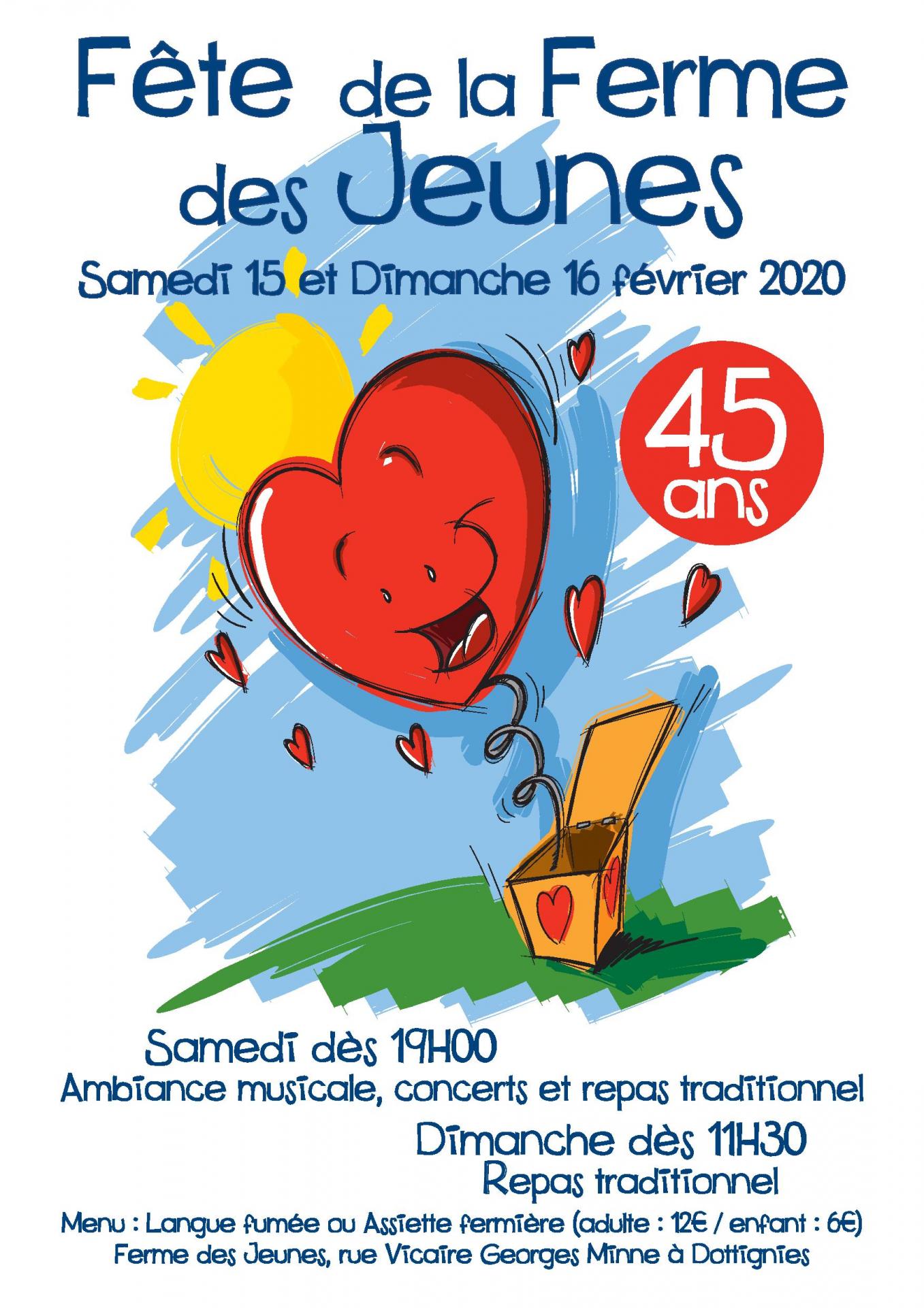 Repas de la Ferme des Jeunes - Dottignies