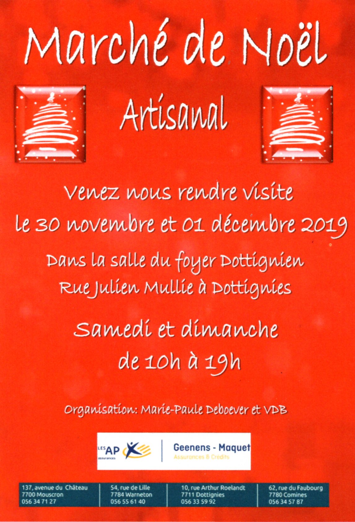 Marché de Noël - Dottignies