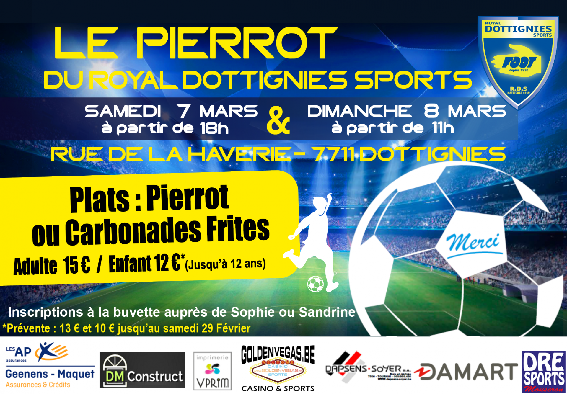 Le pierrot du RDS - Dottignies