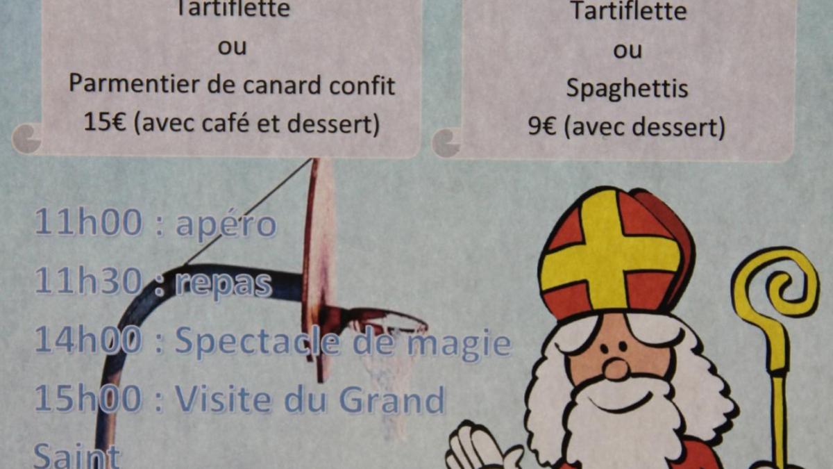 Repas de Saint-Nicolas de la Jeunesse Sportive - Dottignies